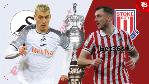 Bong88 – Soi kèo bóng đá Swansea vs Stoke, 02h00 ngày 11/4: Mưa gôn, mưa góc trận chung kết ngược